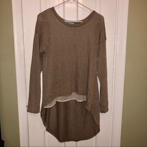 *SOLD* Karlie layered hi-lo sweater